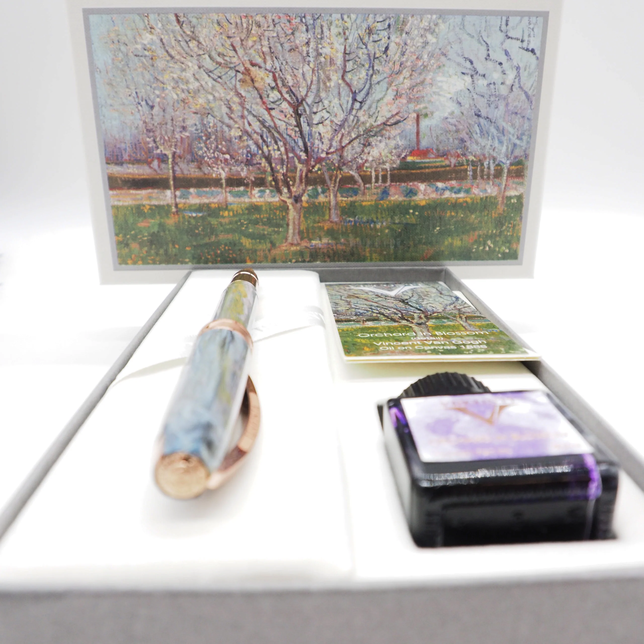 VISCONTI - Fountain Pen Set Impressionist Collection - Van Gogh "Orchard in Blossom" - Image 3