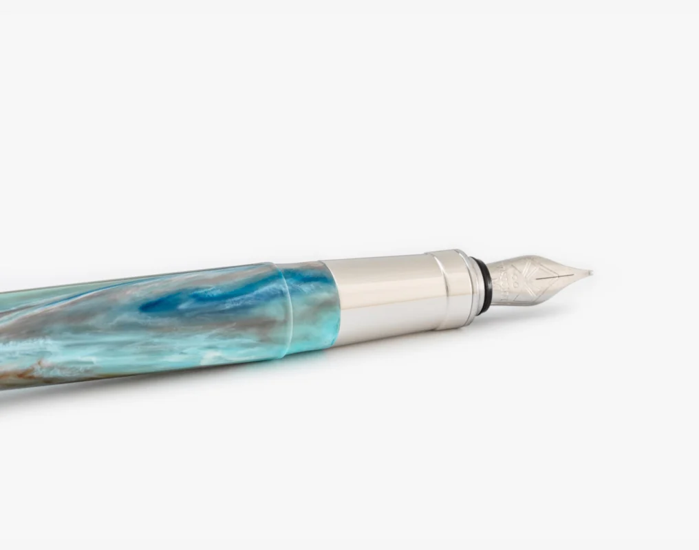 Visconti - Impressionist Collection Vincent Van Gogh Fountain Pen Set With Ink - Portrait Blue - Image 2