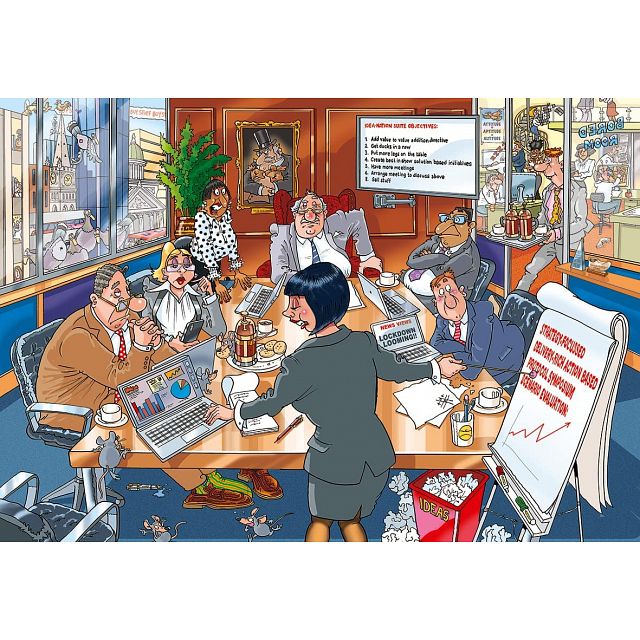 Wasgij - Destiny 24 - Business as Usual! - 1000 pieces - Puzzle - Image 2