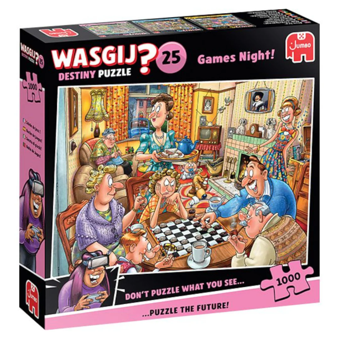 Wasgij - Destiny 25 - Games Night! - 1000 pieces - Puzzle