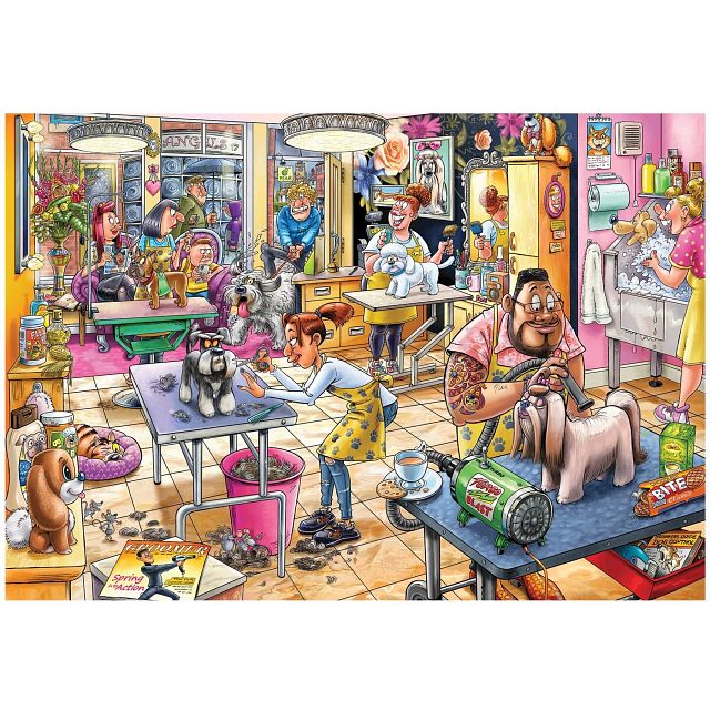 Wasgij - Mystery 23 - Pooch Parlour! - 1000 pieces - Puzzle - Image 2