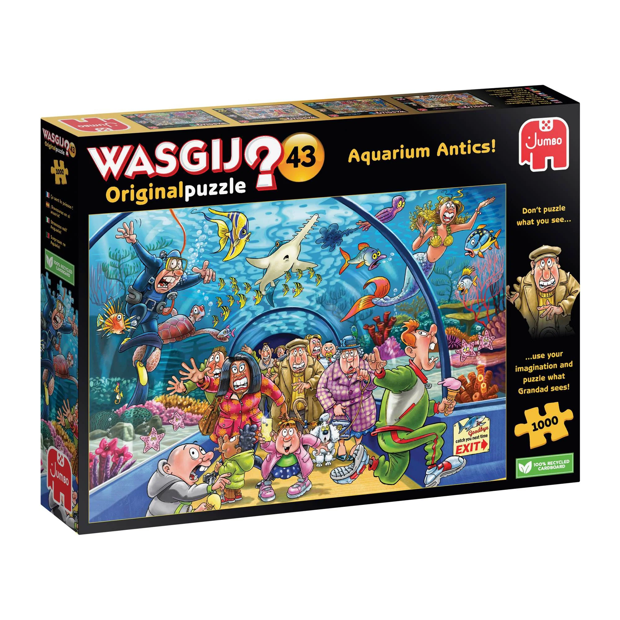 Wasgij - Original 43 - Aquarium Antics! - 1000 pieces - Puzzle