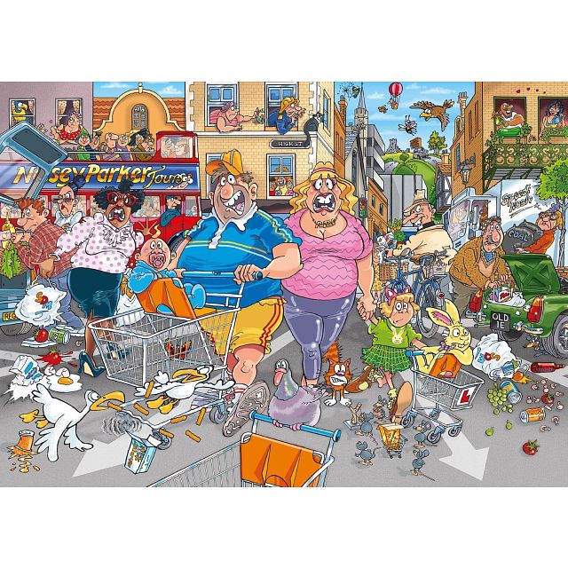 Wasgij - Original 46 - Middle Aisle Madness! - 1000 pieces - Puzzle - Image 2
