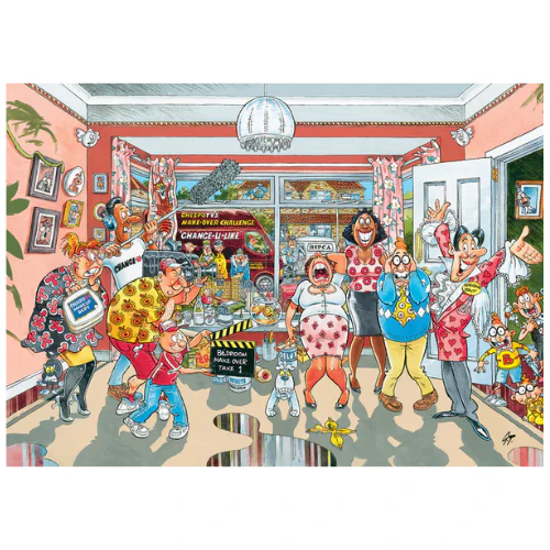 Wasgij - Original 9 - Home Improvements! - 1000 pieces - Puzzle Retro - Image 2