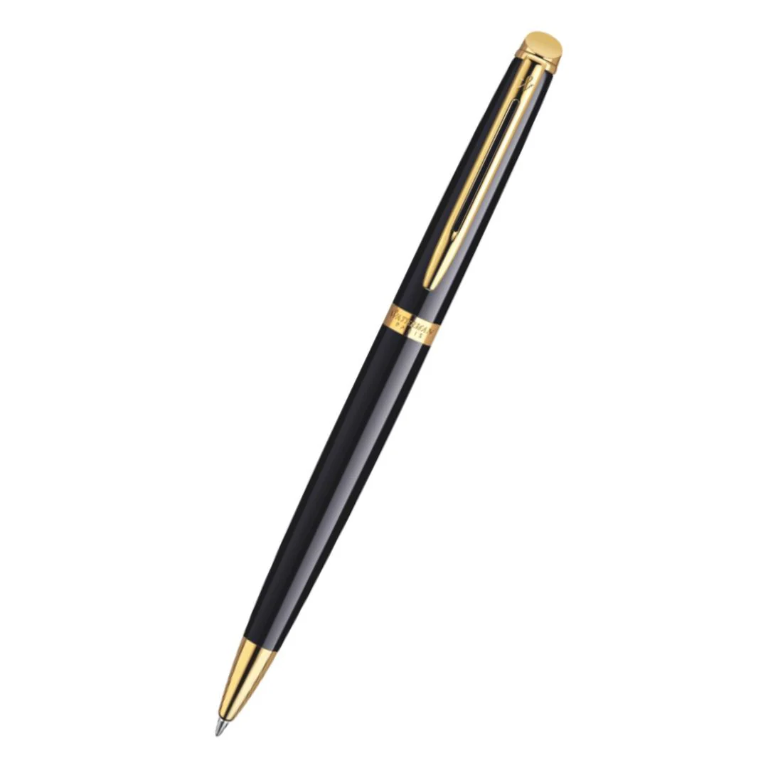 WATERMAN Hémisphère Ballpoint Pen - Black Lacquer GT