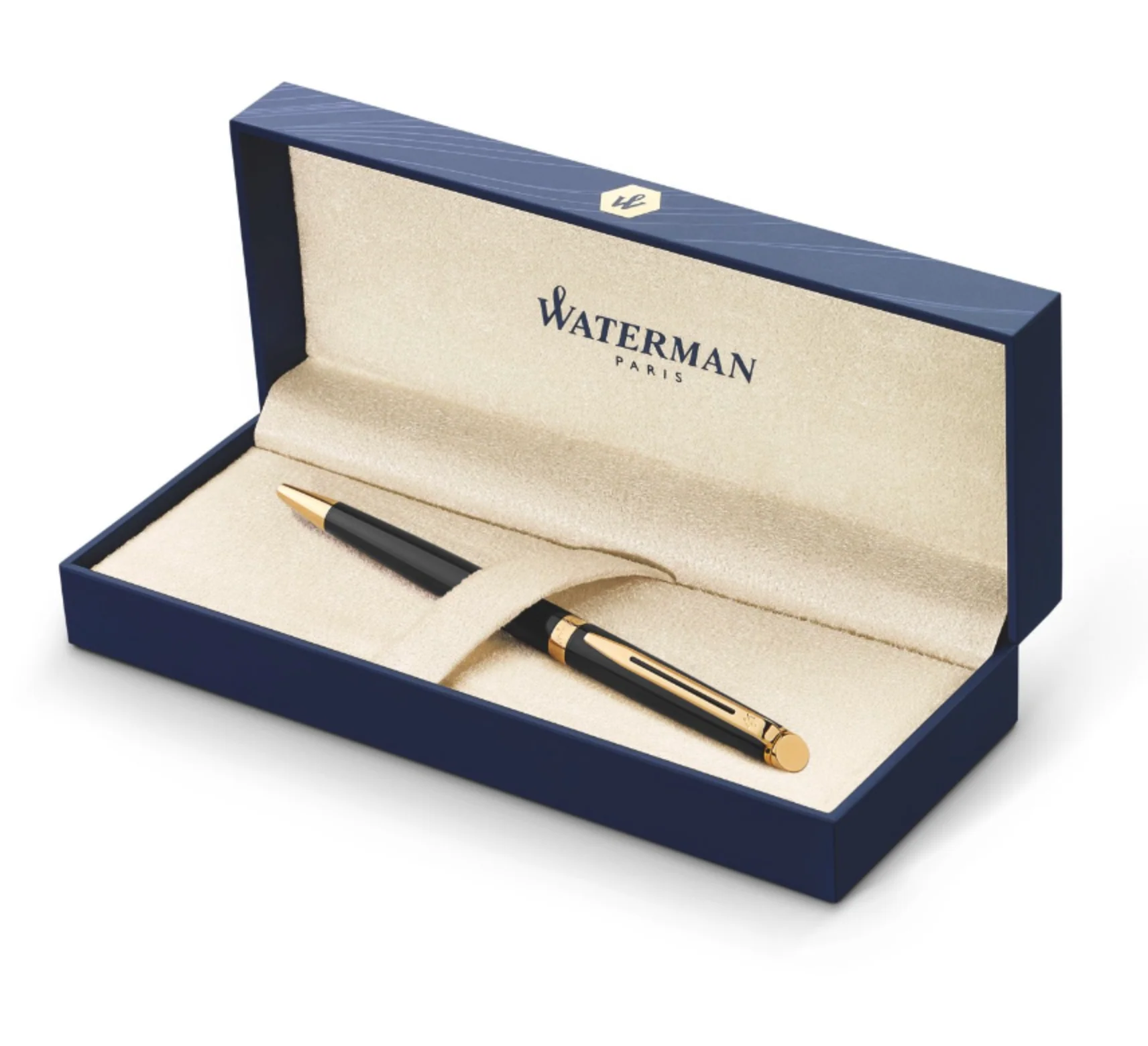 WATERMAN Hémisphère Ballpoint Pen - Black Lacquer GT - Image 3