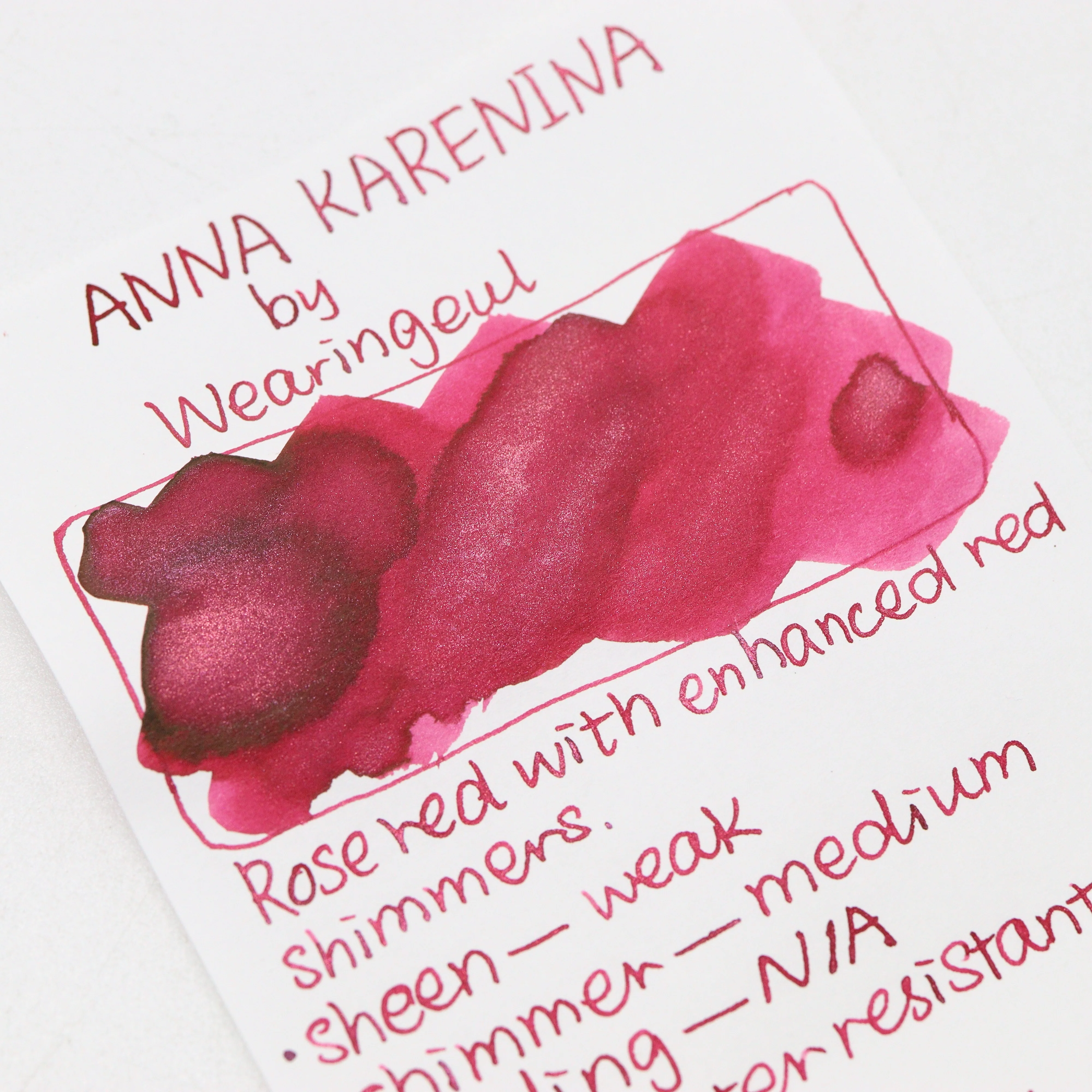 Wearingeul - Fountain Pen Ink 30ml - Anna Karenina (by Leo Tolstoy) - Image 5