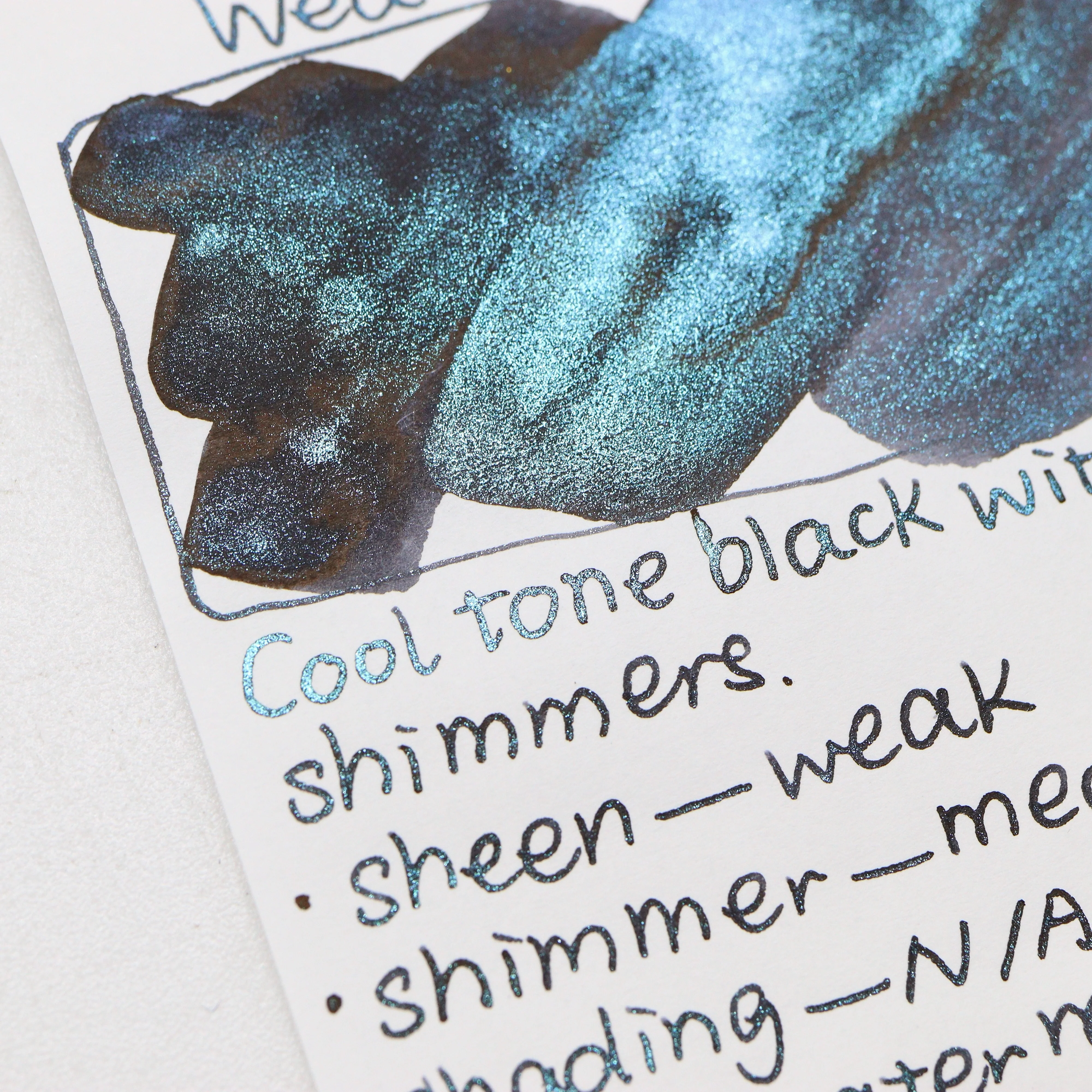 Wearingeul -  Fountain Pen Ink 30ml - Hades (World Myth Ink - Greek and Roman) - Image 2