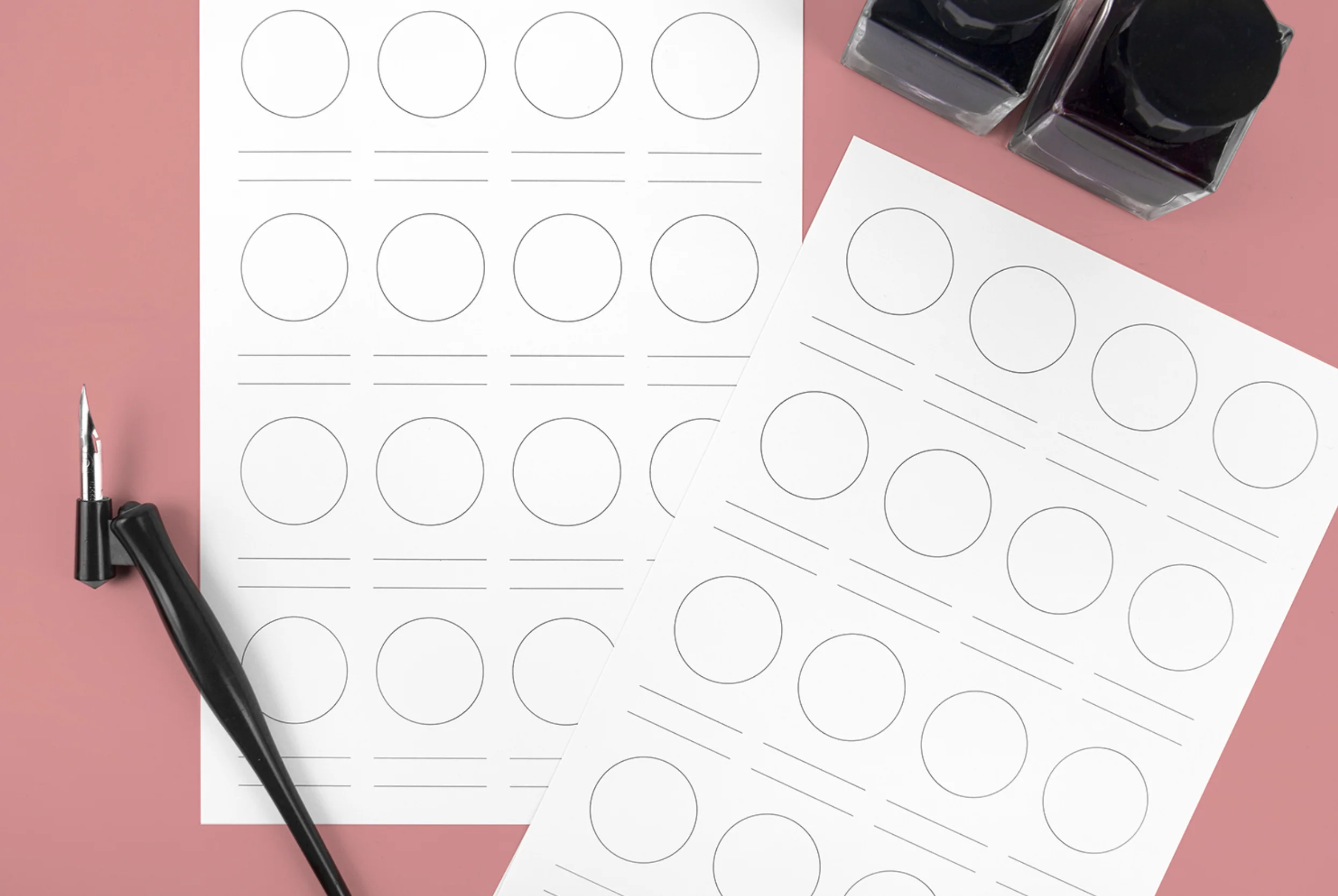 Wearingeul - Impression Ink Color Swatch Paper - Rounds - Image 4