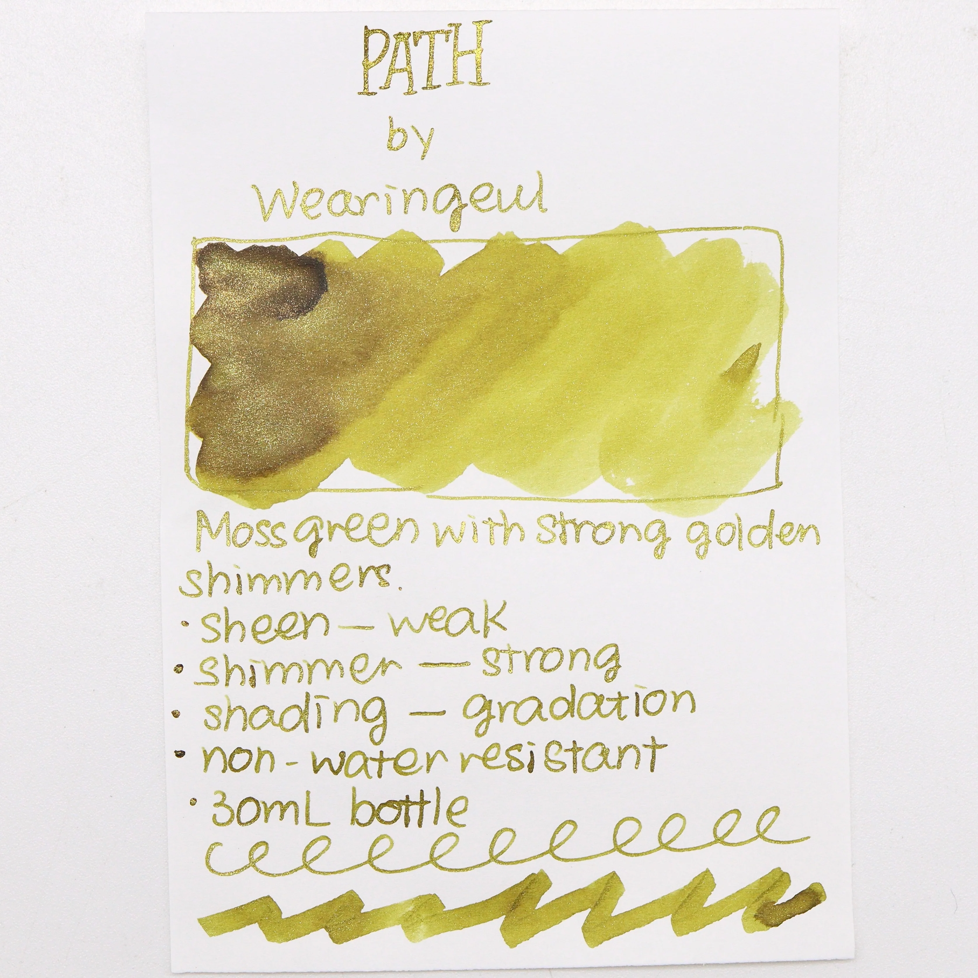 Wearingeul - Fountain Pen Ink 30ml - Path - Image 3