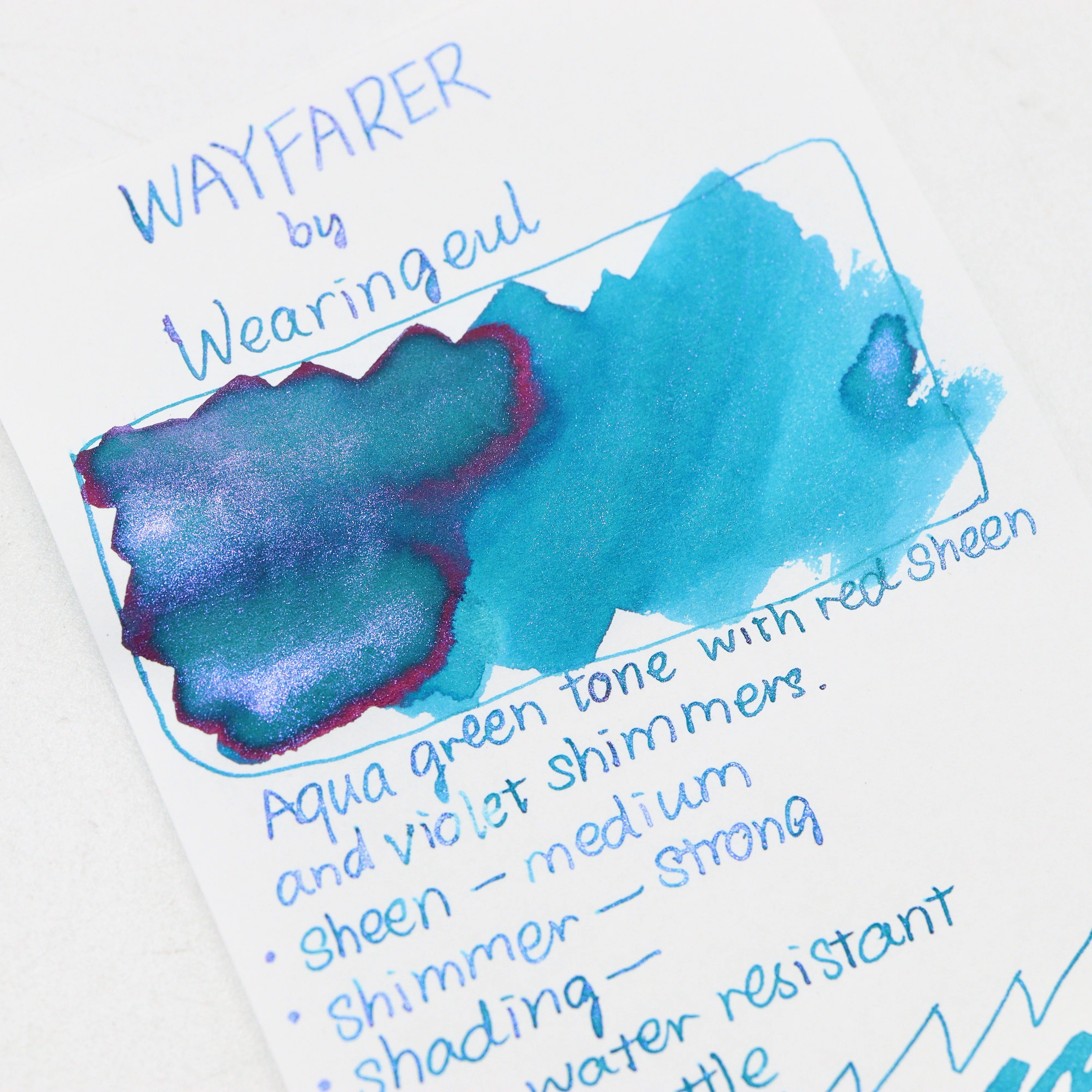 Wearingeul - Fountain Pen Ink 30ml - Wayfarer (行人) (Natsume Soseki) - Image 3