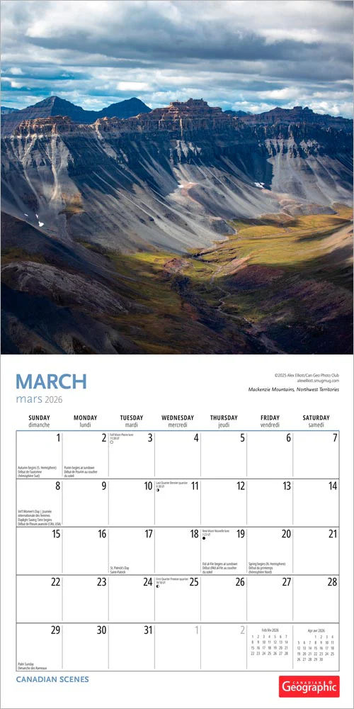 Wyman - 2026 Calendar - Canadian Scenes - Image 3